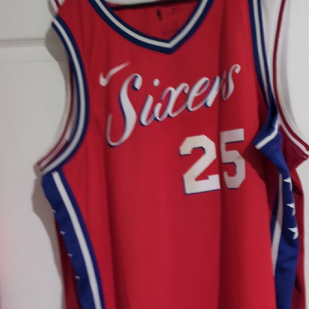 Red Sixers Basketball Jersey